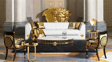 home collection versace|living room with Versace painting.